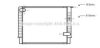 AVA QUALITY COOLING VO2033 Radiator, engine cooling